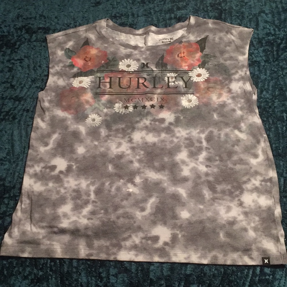 Hurley tank top keyhole back